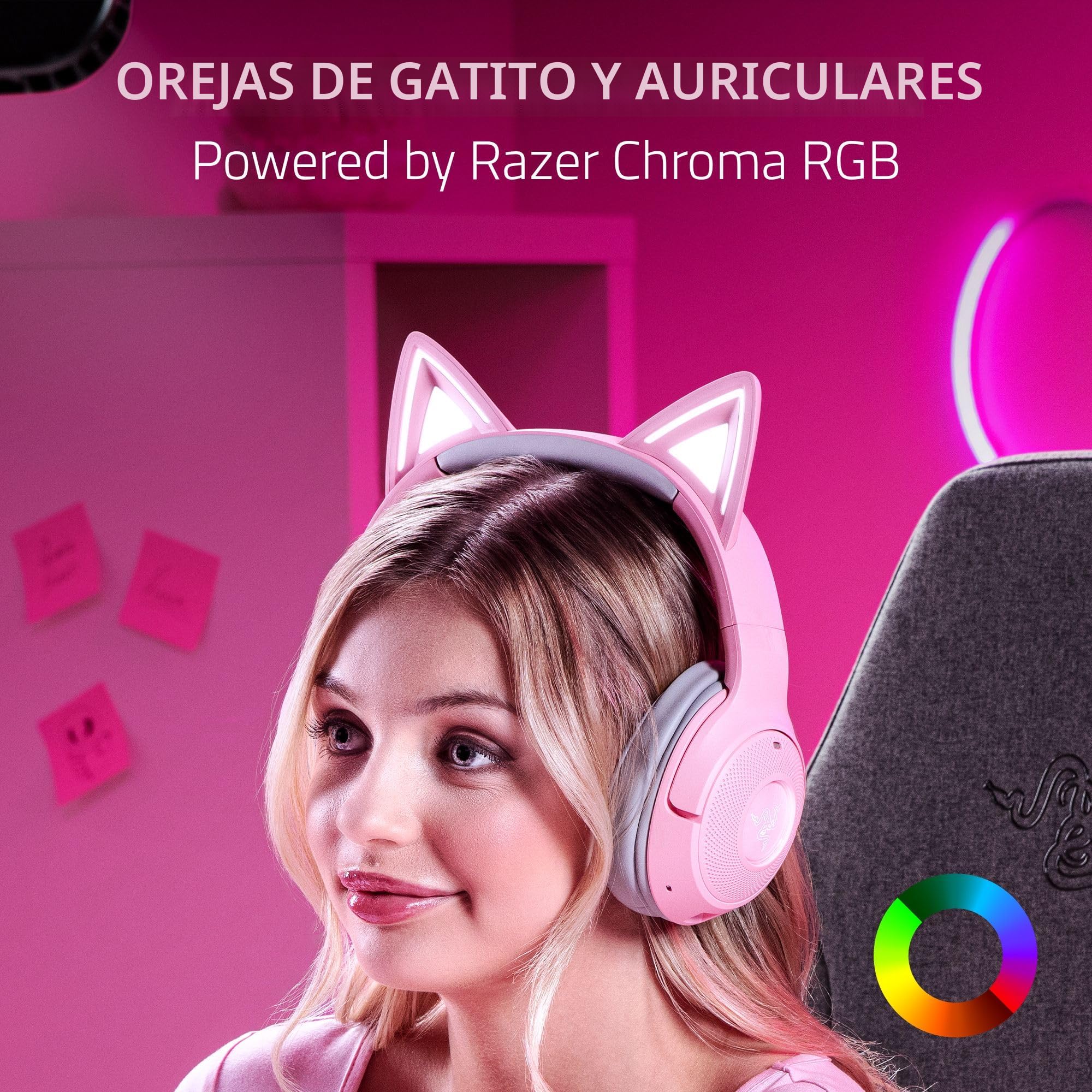 Amazon.com: Razer Kraken Kitty V2 BT - Auriculares inalámbricos